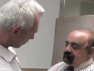 Hot Grandpa Bathroom Hookup