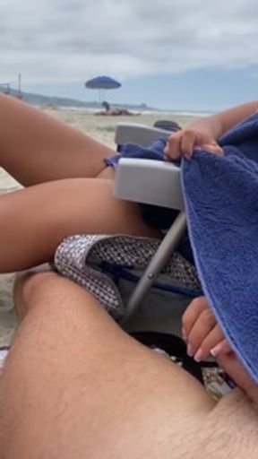 jerking off on the nude beach. Almost get caught.