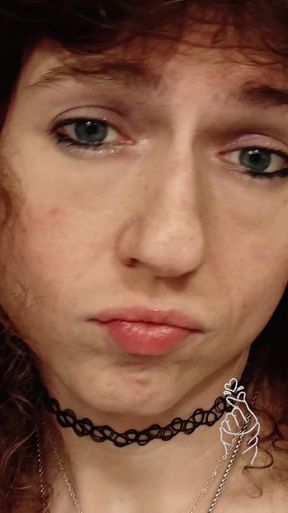 Amateur transsexual explores her desires in a solo session