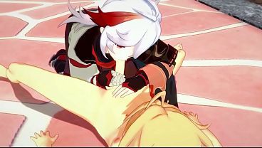 Genshin Impact Yaoi - Kazuha blowjob to Aether