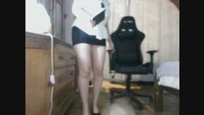 Super religious girl on Bible class session. But accidentally she flashing her panties multiple times for her classmate, unintentionally of course. It was a role play custom video for someone. You should also watch this very exciting POV Role play
