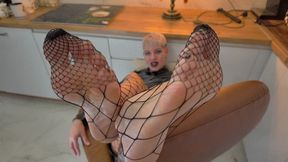 Ruslana Is Alone In The Kitchen And All She Wants Is You Worshipping Her Feet - Full - 4K