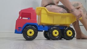 Riding a Dump Truck and FARTING – Playful Fart Ride