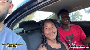 Cum Dump Car BBC Fucks Black Ass Public Letthemwatch