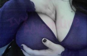 Hotwife With huge tits watching hentai