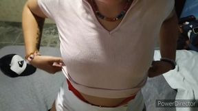 Eating his cock like a angry hore