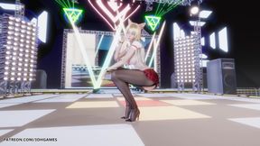 I Ren - Butt - Ahri Sexy Striptease