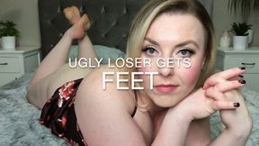 Ugly Loser Gets Feet