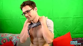 Splashing Himself With Cum With Zack Randall