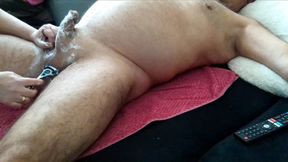 Smooth Shave Down There, Hard and Fast Action!