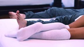 The stepmother seduces the stepson in his room
