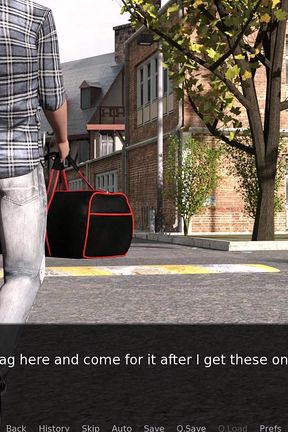 Lancaster Boarding House 1 - Game Intro Ryan Meets Chloe &amp; Feels Her Big Breasts