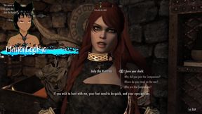 Skyrim B and L Mod - Went to Join the Companions and Fucked Ria and Njada