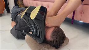 Wednesday Loves To Use Man As A Foot Stool - 4K