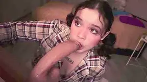 Shy Stepsisetr Takes Massive Long Cock