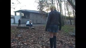 Vintage Blonde MILF with Big Tits Fucked and Cumshot in Mouth by Amateur Cock