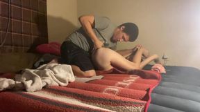 Amateur GF dominated and teased before getting fucked hard doggystyle