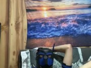 Gay Pup pays with his tight hole