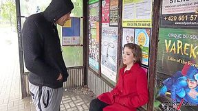 Hairy Pussy Found On Bus Stop Show To Dude In Van Really Horny Woman 25 Min