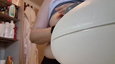 Burps and farts before a hot shower