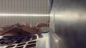 Shopping without underwear