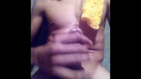 I masturbate in the shower and a little semen comes out