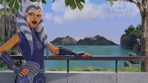 Ahsoka Tano's Wet Pussy Gets Filled with Cum During Jedi Training