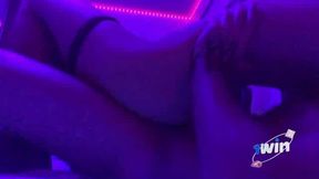 Intense fuck-fest with a slim Chinese nymph under ultraviolet light. Horny and hard.