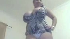 Magnificent Latin goddess demonstrates her killer boobs