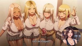 oshikake! bakunyuu gyaru harem seikatsu episode 2 – gyaru gangbang relay drain