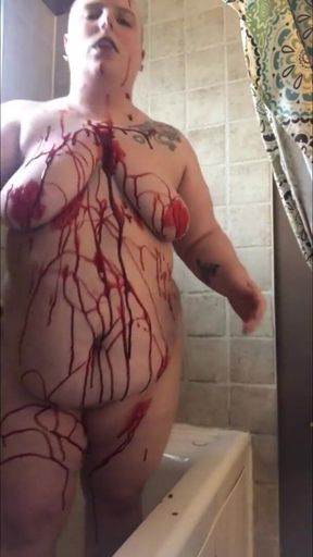 Demon ritual horny masturbation