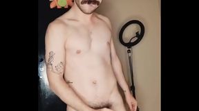 Kinky Chaser Gives a Slow Handjob to Hairy Gay Man