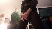 Chubby crossdresser got one of his biggest cumshots