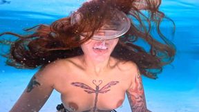 Aquaphilias Ginary She chooses COCK over Air SCUBA