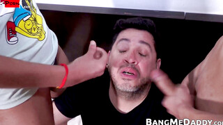 Unstoppable Twino Passion Audrey and Tommy Unleash a Raw OD on Daddy Ferdinand!