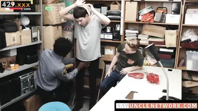 Three Way Pleasure - Hot barely legal Guys Enjoy Triple Penetration