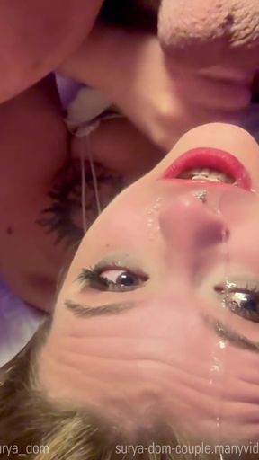 Thrilling moment from &quot;Extreme Hard POV face fucking deepthroat throatpie&quot;