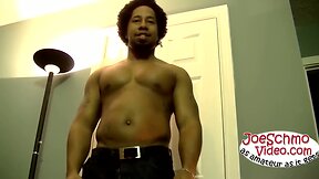 Rocco`s Whole Package: Hunk Man Shows Off His Big Dick with No Trouble!