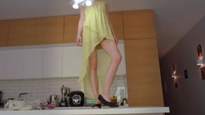 Amber Is In The House - Black Gym Slippers - Part 1