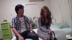 Asian Beauty's Transformation: From Disheveled Hair to Perfectly Dual Groomed Intimacy