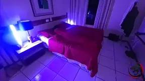 Brazilian amateur Elisa Sanches gets invaded and fucked by hotel security in her honeymoon room