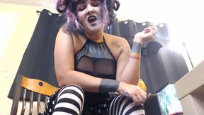 Tongue sizzling smoke slave