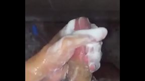 Enjabonandome la pija