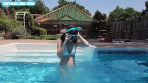 Underwater Scuba Swimming Ep 1 Featuring Constance