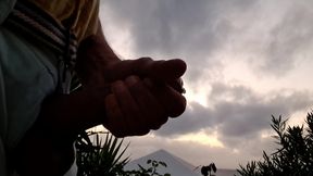 Sun rising coming