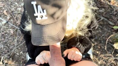 Forest student gets mouth stuffed with throbber tease stockings