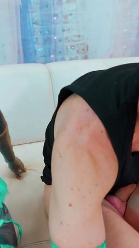 Italian BIG COCK in FFM ANAL threesome with 2 horny TATTOO chicks   Clip 1