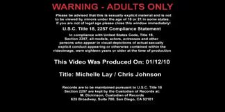 Michelle Lay fucking in the couch with her natural tits