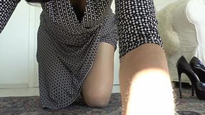 Lady Victoria Valente My Legs in Designer High Heels and Sniffing Feet POV, JOI