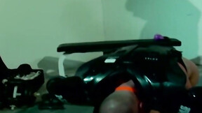 ”Muscled master Dire Callahan continued to torment his subs prick & balls”